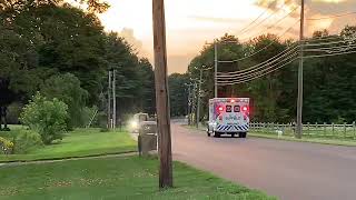 Suffield, CT EMS Volunteer Ambulance 139-3 Responding - 7/30/2025