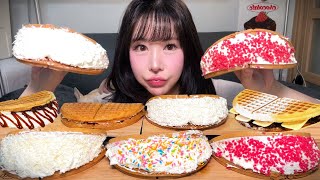 생크림 와플먹방 희망편.avi | waffle MUKBANG | EATING SHOW | ASMR