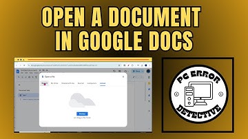 How to Open a Document in Google Docs - Quick Tutorial [2025]