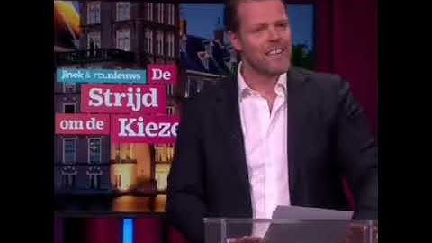 Thierry Baudet loopt weg bij Jinek