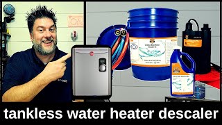 How to descale a Tankless water heater. Chromex Tankless water heater descaler kit [557]