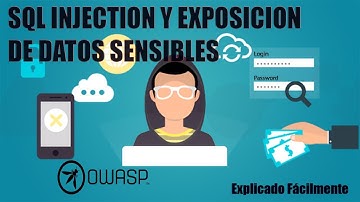 SEGURIDAD INFORMÁTICA OWASP SQL INJECTION & EXPOSICION DE DATOS SENSIBLES. Explicado Fácilmente