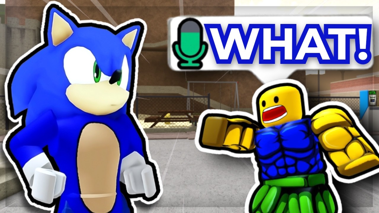 Crashing out as SONIC in Dahood Voice Chat!
