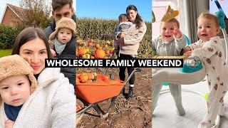 Wholesome Weekend Vlog | Pumpkin Picking, Holiday Prep & DIY