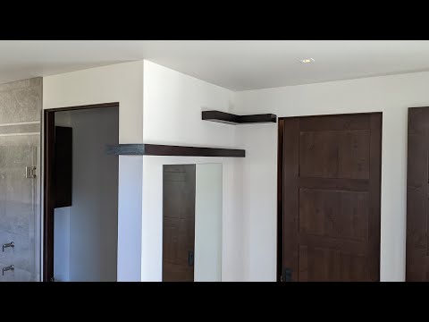 How to Build Floating Shelves For a Bathroom