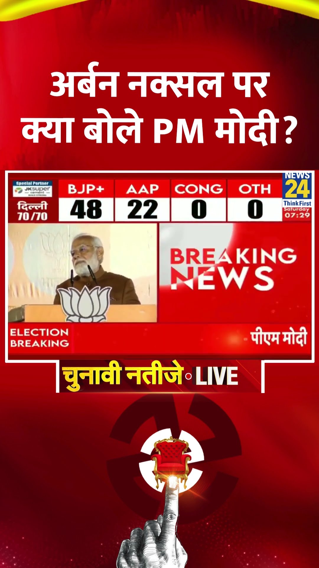 PM Modi ने अर्बन नक्सलियों को लेकर AAP सरकार पर ये क्या बोल दिया, देखिए वीडियो