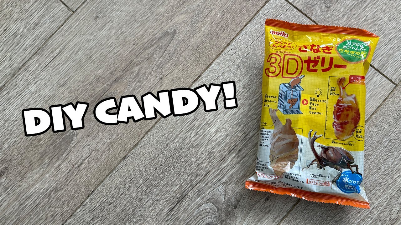 無敵キャンディ　Get Ready!!(meiyo参加作)+Sound Tale DIY Candy - Meito - 3D Cocoon Bug Jelly - Japanese Candy - English