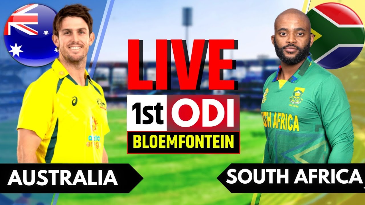 South Africa vs Australia 1st ODI Live Commentary SA vs AUS Live Score Live Cricket Match Today