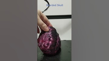 Bearded Skull 3D printed time lapse