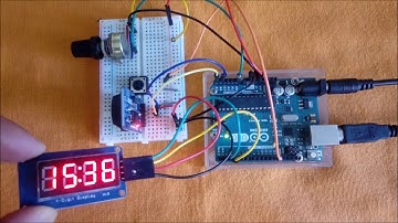 Relógio digital com display TM1637 e módulo RTC - Arduino  Básico #67