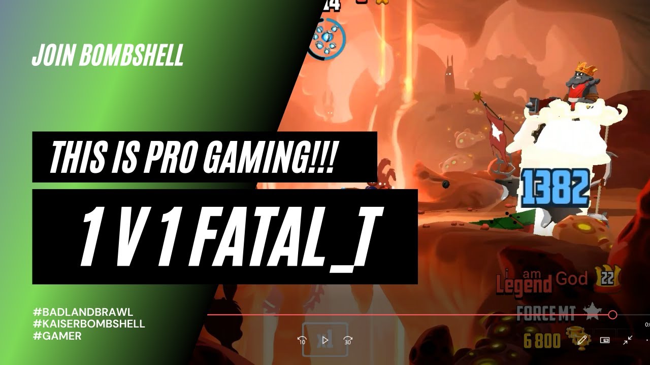 1 v 1 Pro gaming with Fatal_T/ Badland Brawl