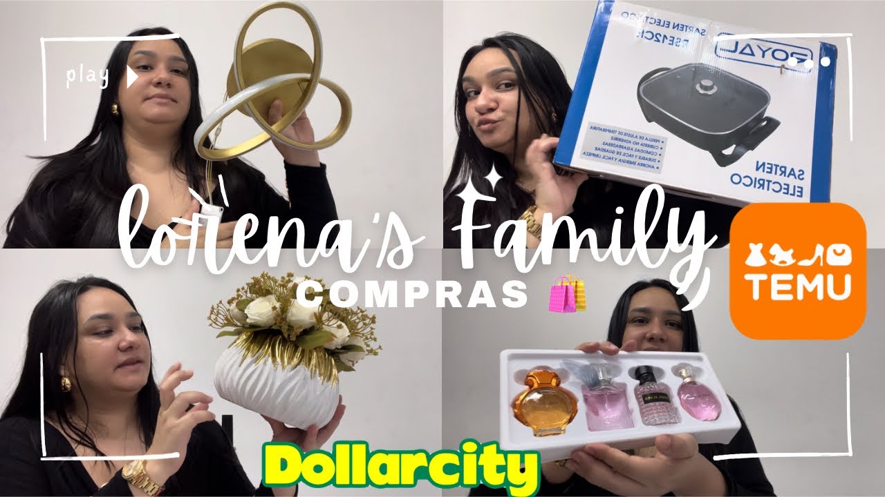🛍️ Mis COMPRAS 💚🧡 Temu - DOLLARCITY - Centro | 🎁 Regalo de la Sra Diomira 