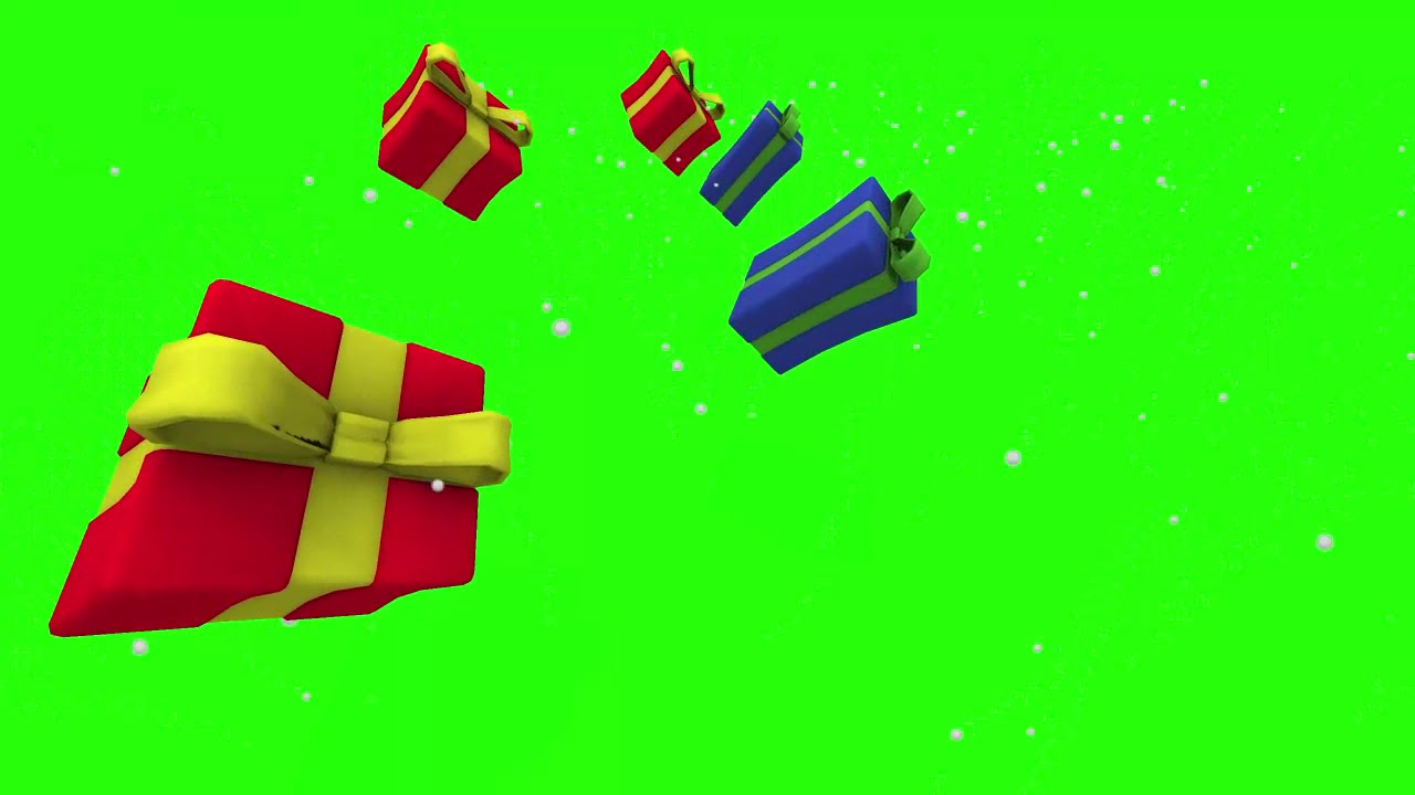Green Screen Clips Xmas Presents 2 YouTube