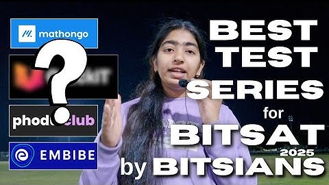 The Best Test Series for BITSAT 2025🚀🏆✨️