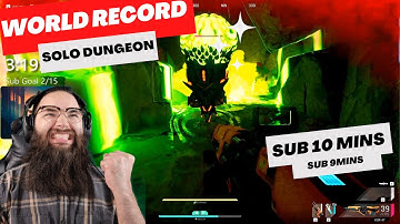 Solo Dungeon Run World Record 8:34 The Cycle Frontier *GL beating*