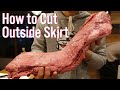 How to Cut Outside Skirt/ハラミの捌き方