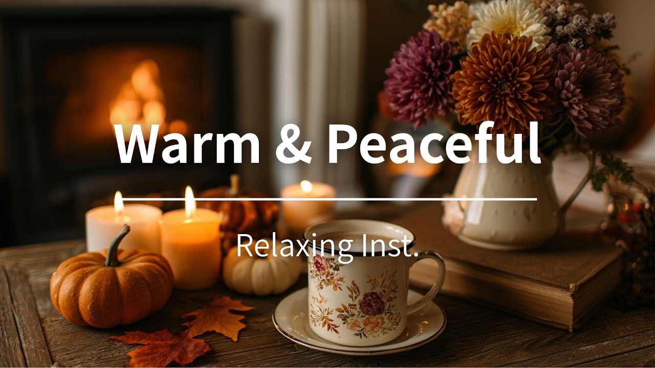 Warm & Peaceful｜Тёплое Спокойствие Осени – Фортепиано и Гитара для Отдыха и Концентрации (1 Час)