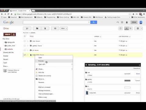 Create Free Websites using Google Drive, HTML5, Javascript and CSS3