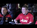Rio Ferdinand and Nemanja Vidic deliver gifts to children at Francis House