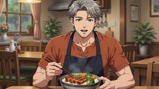 Anime Teriyaki Chicken Rice ASMR 🍚 Satisfying Cooking Sounds