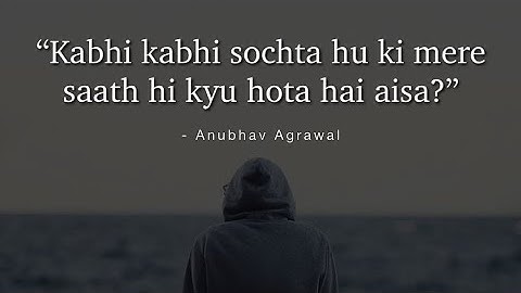 Mere Saath Hi Kyu Hota Hai Aisa? || @corp-spacex1