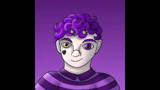 Boy with Purple Hair | Commission for @stabbysdeathknife7471 | Speedpaint