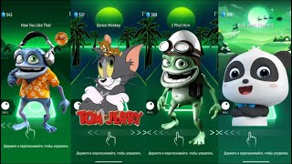 Crazy frog 🆚 Tom and Jerry 🆚 Funny Crazy frog 🆚 Baby Bus  |   Who is best?🎯 in Tiles Hop EDM Rush🎶