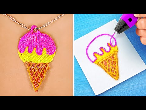 Video ĐỒ THỦ CÔNG VỚI BÚT 3D || Ý Tưởng Gia Dụng, Mẹo Sửa... - youtube