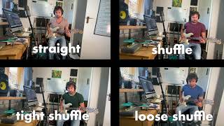 12 Bar Blues: Straight vs Shuffle Rhythms