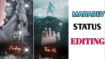 Mahakal Status Video Editing in kinemaster || Mahadev status video || Technical Power