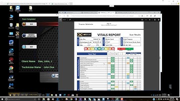 AO Scan Digital Body Analyzer Training - 1.5 - Vitals Report - Collagen to Kidney Function