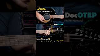 Africa - Toto (1982) Easy Guitar Chords Tutorial with Lyrics Part 3 SHORTS REELS