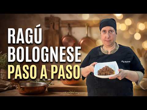 El Ragú alla Bolognese NO Es Salsa de Tomate con Carne | Receta Italiana