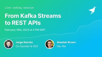 Live Coding - Creating REST APIs from Kafka streams in minutes