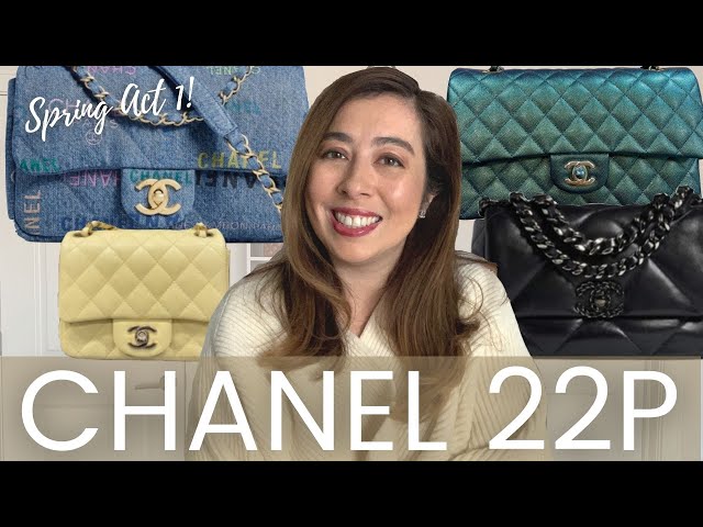 Chanel Small/Medium 19 Flap 21A Gray Lambskin with multi-tone hardware