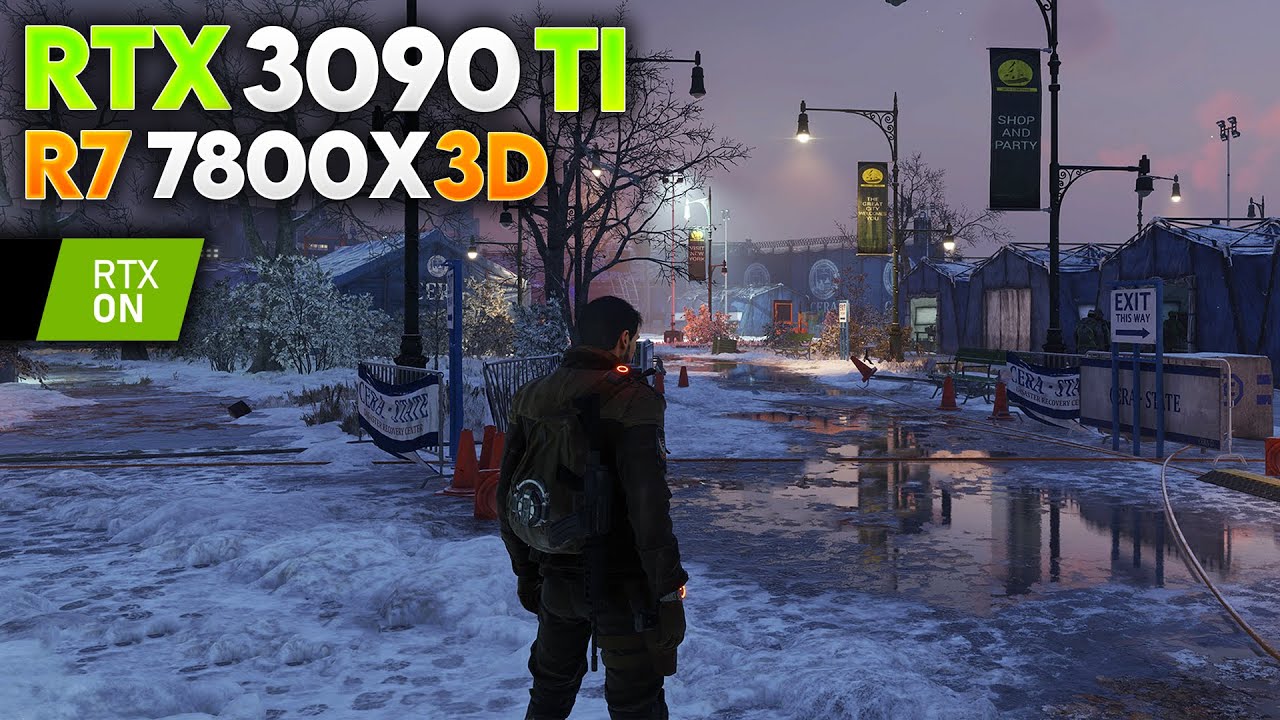 7800X3D & RTX 3090 Ti | Tom Clancy's The Division (1080p, 1440p, 4K & 8K Ultra + RT Shadows)