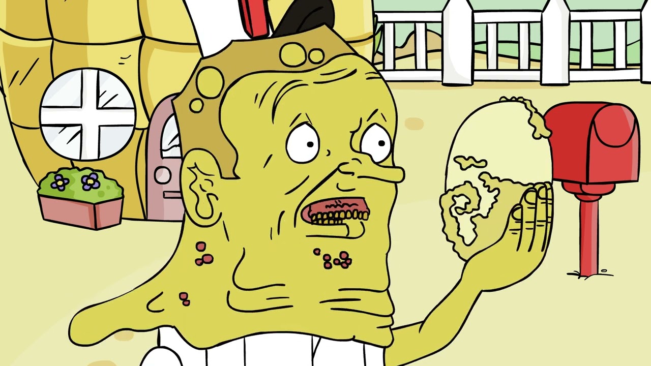 Shitty sponge bob parody