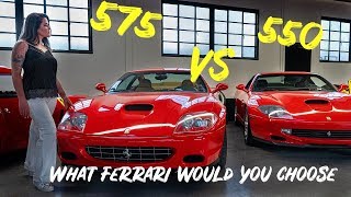 Ferraris front engine V12: 550 vs. 575