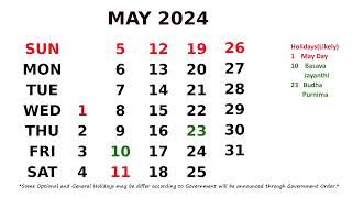 Calendar May2024 screenshot 3