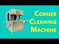 full automatic cnc pvc profile corner cleaning machine for upvc doors and windows with 3 cutters