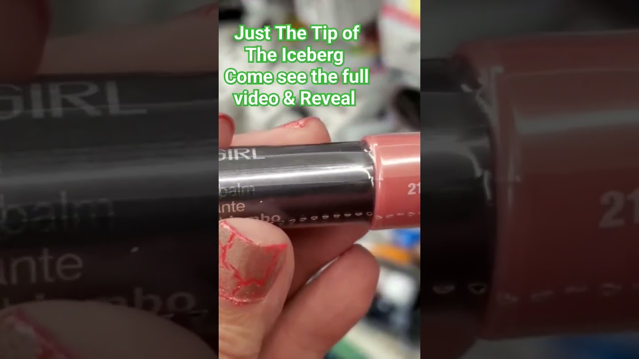 DOLLAR TREE 1.25 BRAND NAME MAKEUP SCORES BUCKET FULL OF COVERGIRL LIP BALM STAINS so many colors