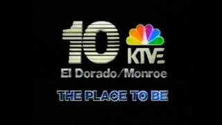 KTVE Station ID 1991-92 #2 "KTVE The Place To Be, A Ha!"