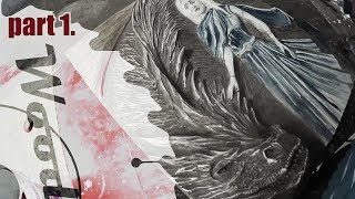 Game of Thrones wood carving/Mother of Dragons Part 1. screenshot 5