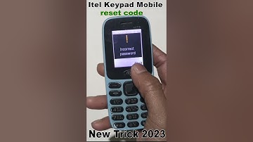How To Reset Itel Button Phone Reset Code 2023 | Itel Keypad Mobile Ka Reset Code Kaise Tode