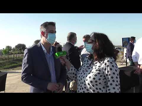 Entrevista a Federico García, Secretario de Municipalidades Inauguración obra en Pozo del Molle