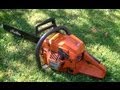 How To Fix A Husqvarna Chain Saw When The Chain Won't Stop Turning & How To Fix It