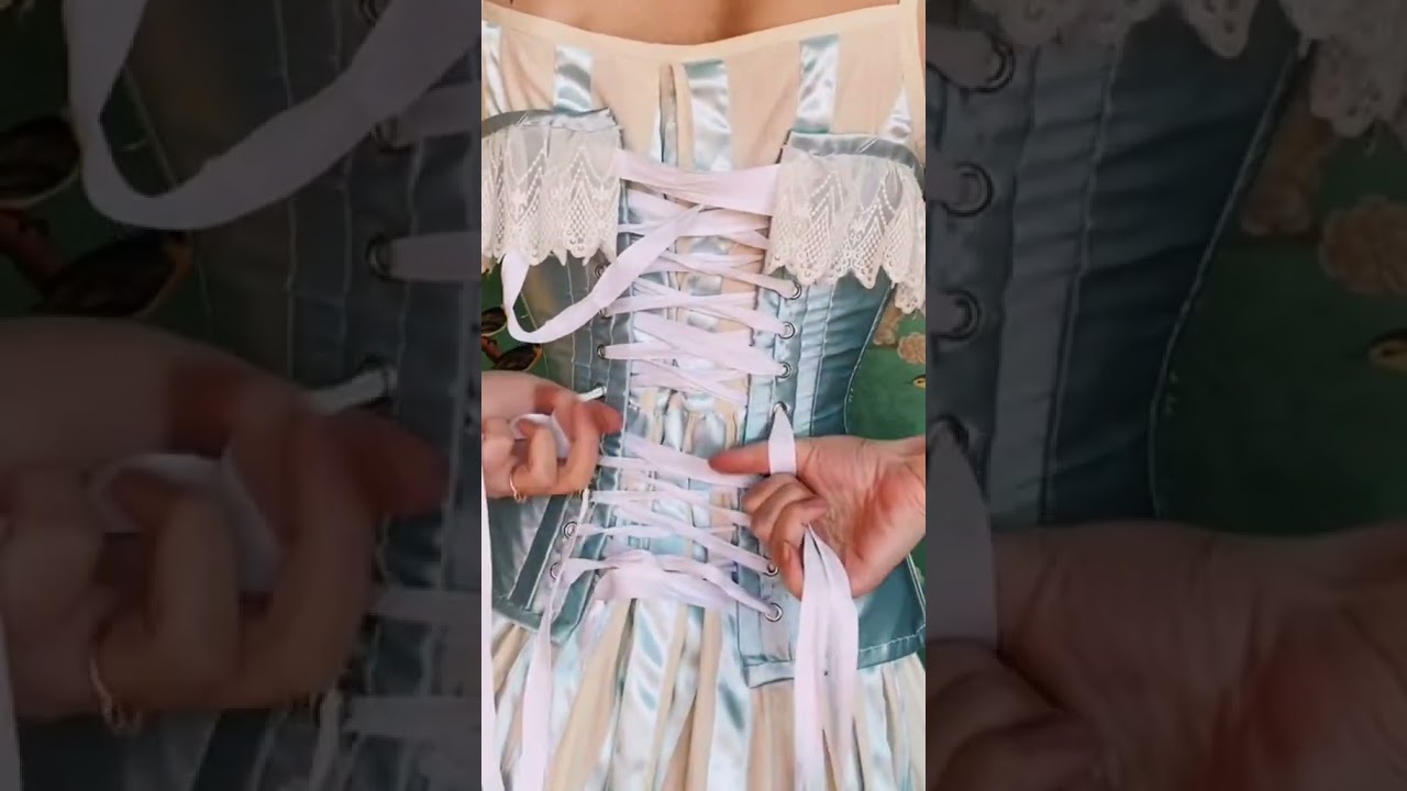 How to Lace a Corset (by yourself!)