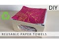 Reusable Paper Towels | Zerowaste kitchen | Asciugatutto riutilizzabile | DIY | Elle di Laura