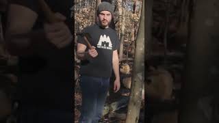How to chop a tree down with a hatchet 🌲🪓