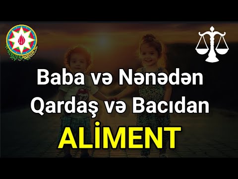 Video: Baba Nə Qədər övlad Alimenti ödəməlidir